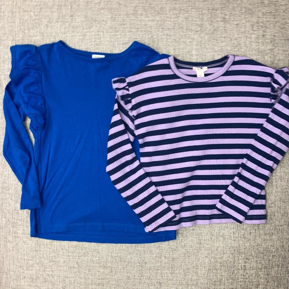 Crewcuts 6/7 long sleeve shirts EUC